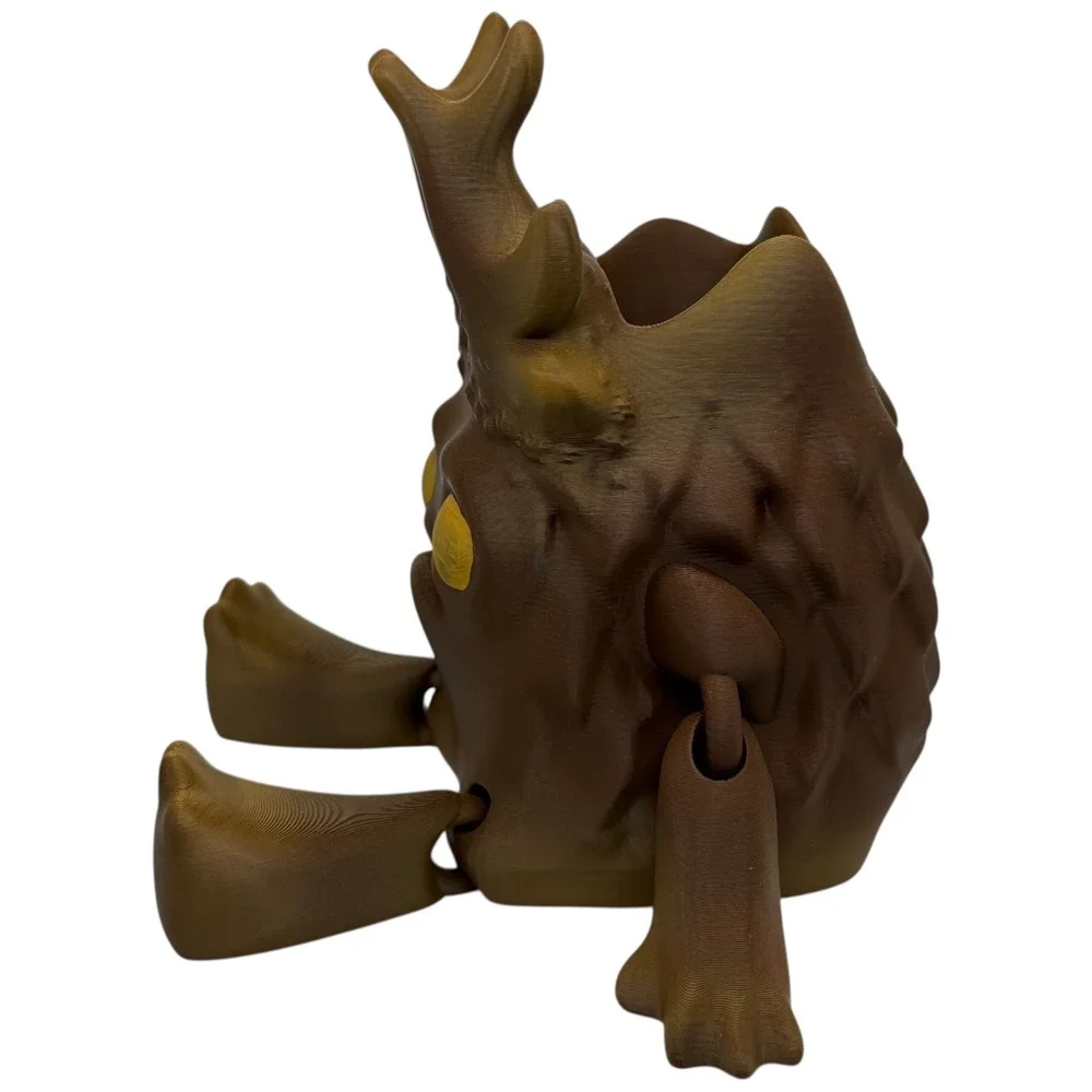 Brown 3D Printed Creature Planter / Pen Holder – 6